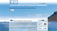 Desktop Screenshot of bluebeach.eu