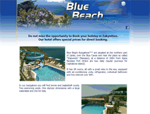 Tablet Screenshot of bluebeach.gr